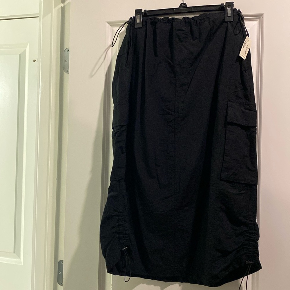 Aeropostale drawstring black skirt